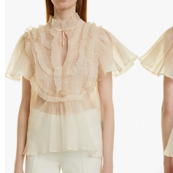 Zara Tops - Zara ruffle blouse